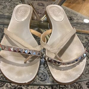 Silver rock stud sandals